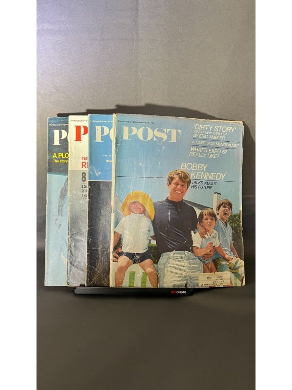 The Saturday Evening Post Lot Of 4 Robert Kennedy & Jackie Covers